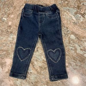 Carter’s Baby 💜 Heart Knee Jeggings Valentines